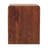 Chestnut T-bar Rounded Bedside