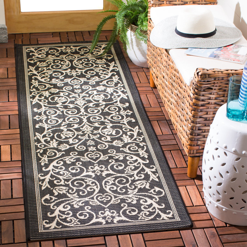 Paisley Indoor/Outdoor Area Rug, Runner 69 x 244 cm