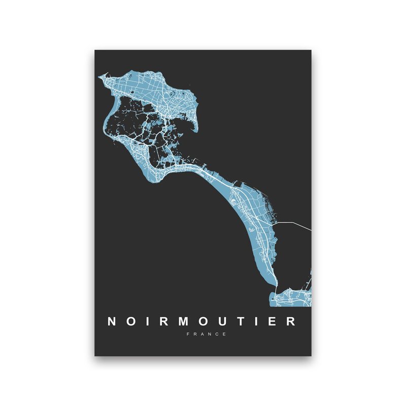 Noirmoutier - Print, Wrapped Canvas, 84cm H x 60cm W x 1cm D