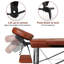 Lit de massage portatif