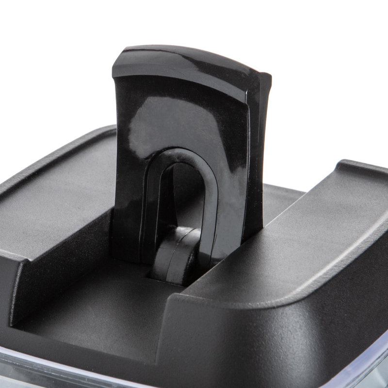 Argon Tableware - Flip Lock Food Storage Containers Set - 7 Piece Set, Black