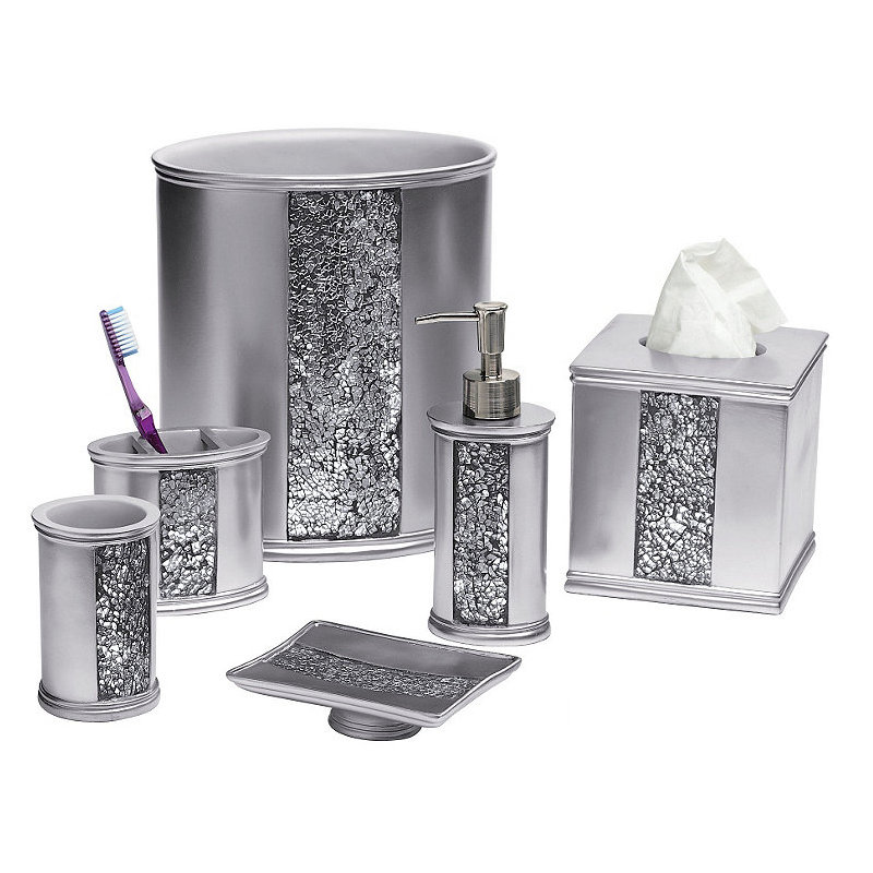 Ensemble d'accessoires de salle de bain Ced, 6 pièces