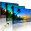 Palms On The Beach by No - Wrapped Canvas Print-49671785-49671786