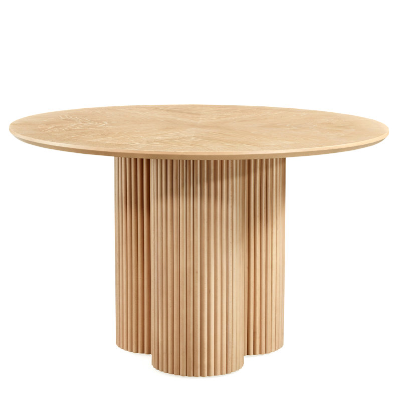 Coulston 48"L Round Dining Table, Natural