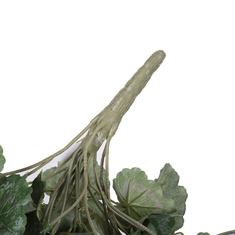 Artificial Geranium Hanging Bush, Light Pink