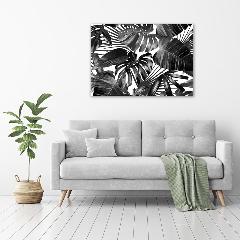 Tropical Leaves - Wrapped Canvas Print