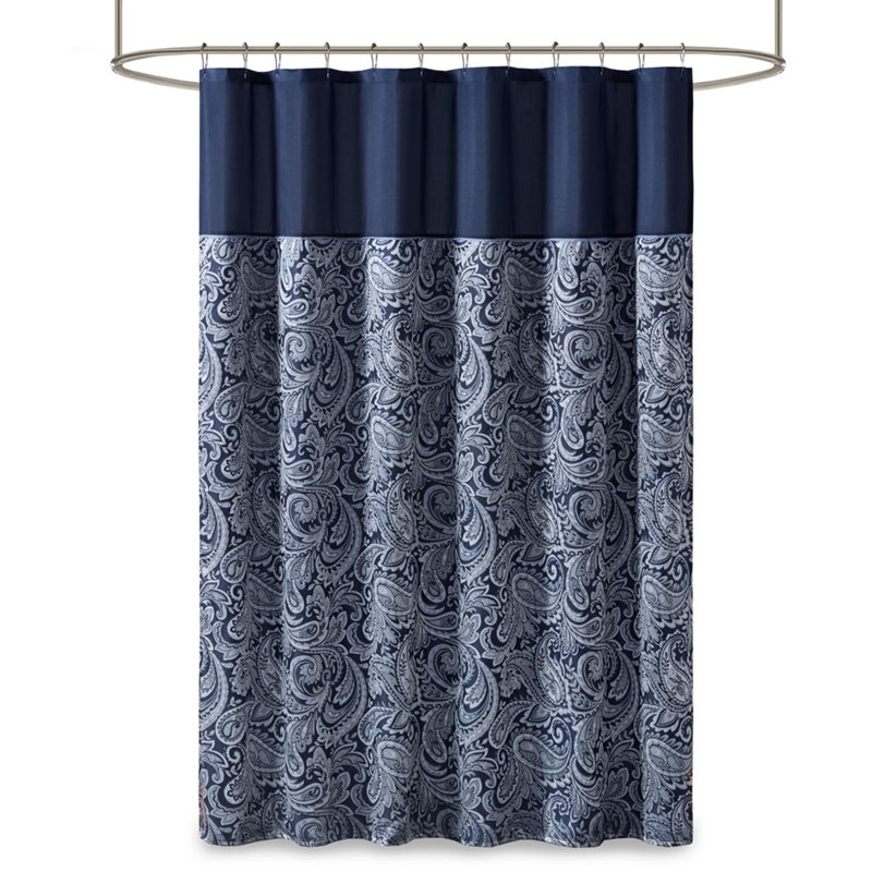 Rideau de douche jacquard