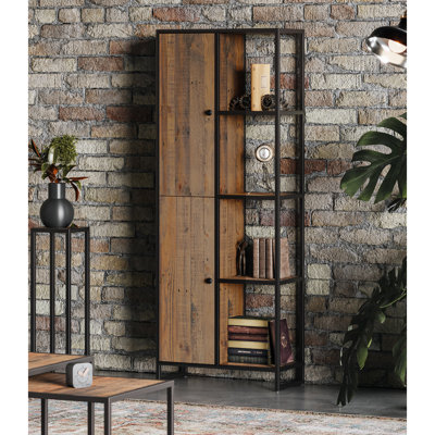 Alvern 160 cm H x 70 cm W Solid Wood Bookcase