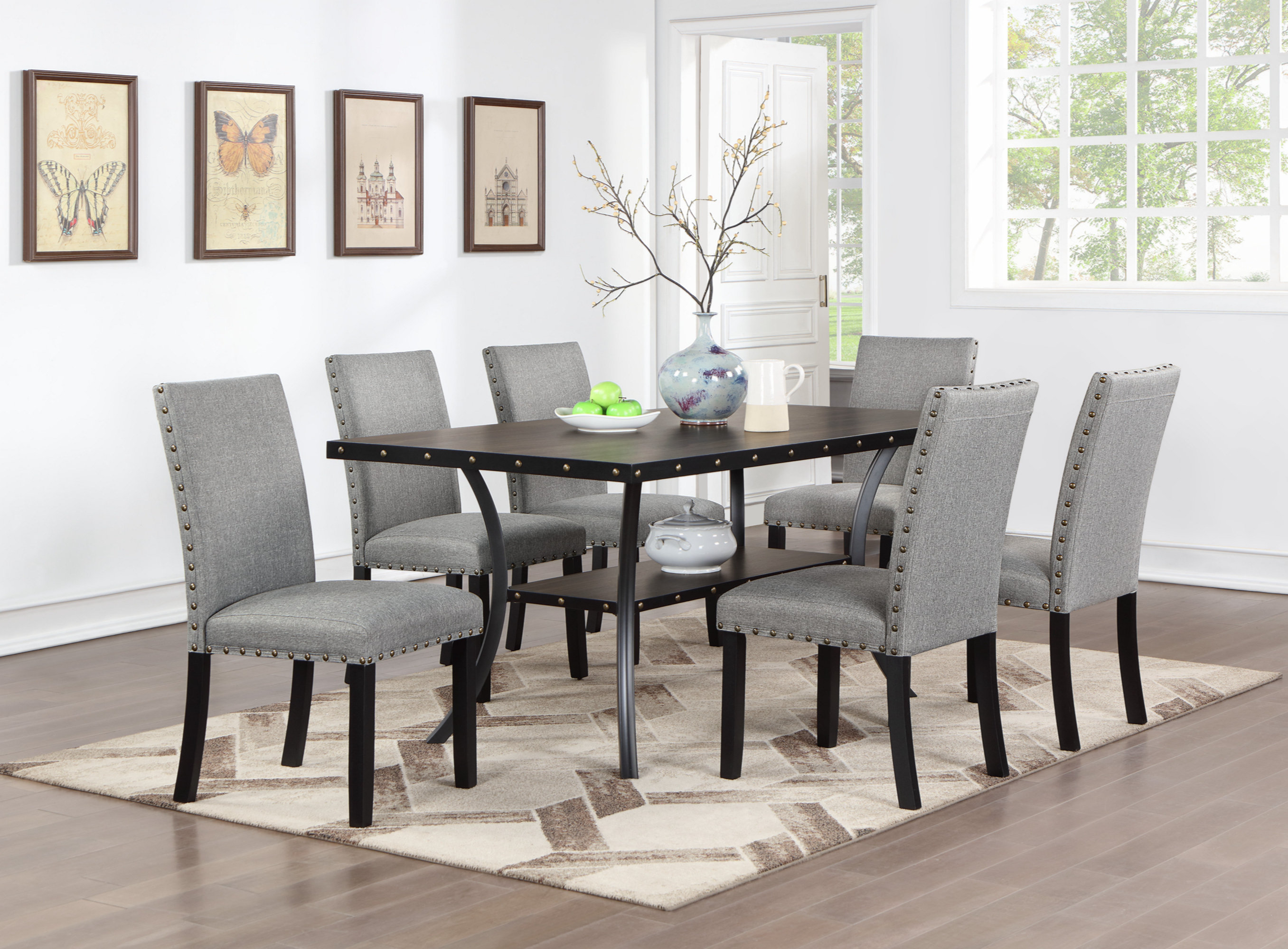 Unfinished dining chairs with best sale upholstered seats