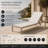 Aynura 76" L Reclining Aluminum Patio Chaise Lounge-526083428-531975724