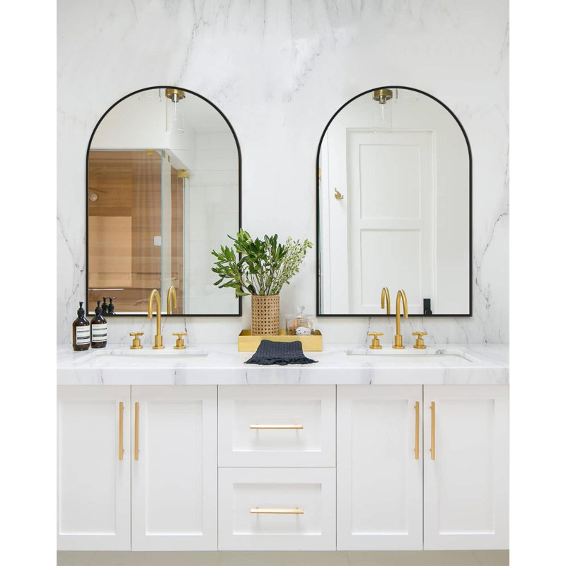 Desiderata Aluminium Mirror, Black