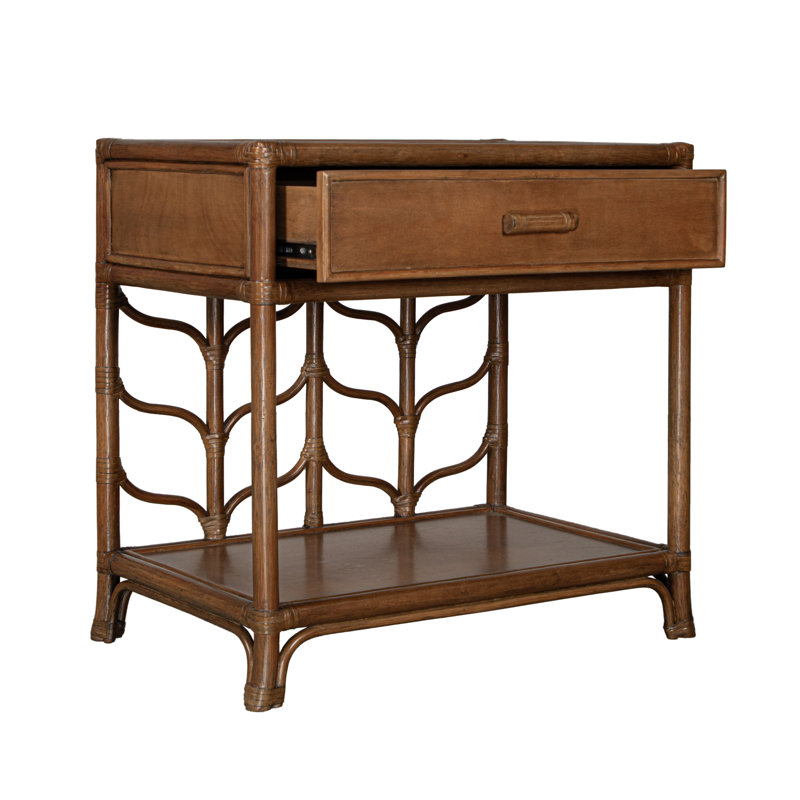 Ivy 1 - Drawer Nightstand, Golden Mahogany