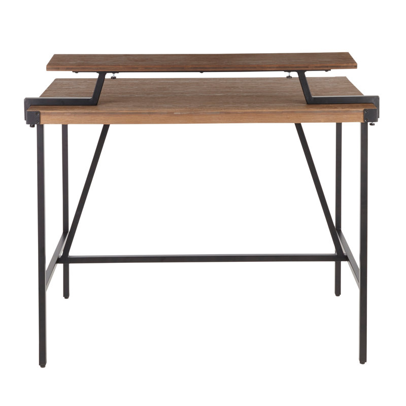 Table de comptoir, Brun / Noir