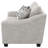 Rajrani Boucle Upholstered Loveseat Light Grey-349696450