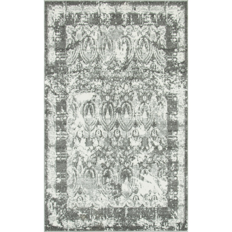 Walmoor Ikat Indoor Rug, Rectangle 5'1" x 8'