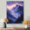 Art mural encadré, "Gmir Misty Peaks In The Twilight V"