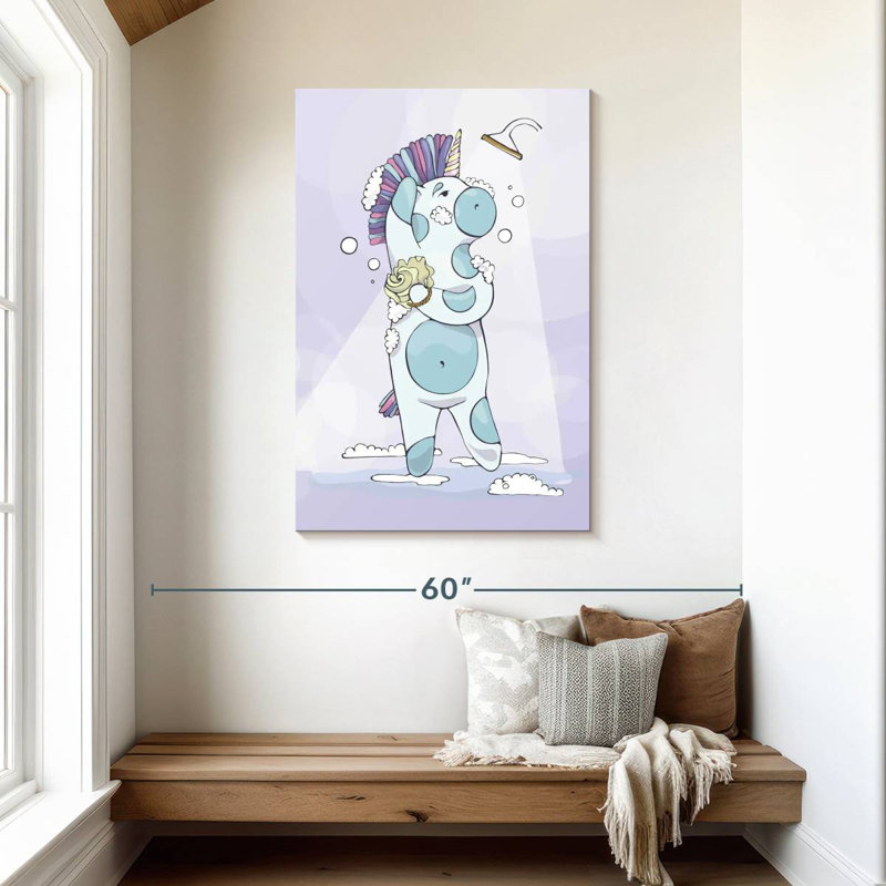 Douche Ashelle Unicorn, H 45 po x l 30 po
