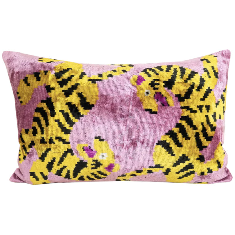 Velvet Lumbar Pillow Cover & Insert