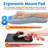 Ergonomic Mouse Pad With Memory Foam Wrist Rest And Non-Slip PU Base-386091059