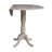 Extendable Round Solid Wood Dining Table-1311146273
