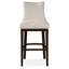 Upholstered Bar Stool with Solid Wood Frame-940565545