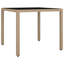 Lotje Square Wicker Outdoor Dining Table , 90cm cm W 90cm cm D