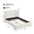 Louie Elegant Upholstered Bed With Tall Headboard-1116994589
