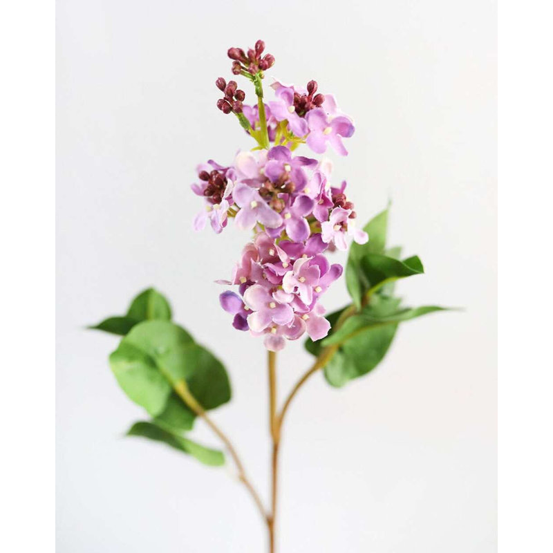Artificial White Lilac 22.5", Purple