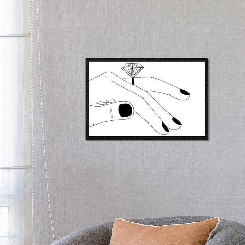 Trapped by Filippo Spinelli - Floater Frame Print on Canvas, 66.04 cm H x 45.72 cm W, Black Framed Canvas