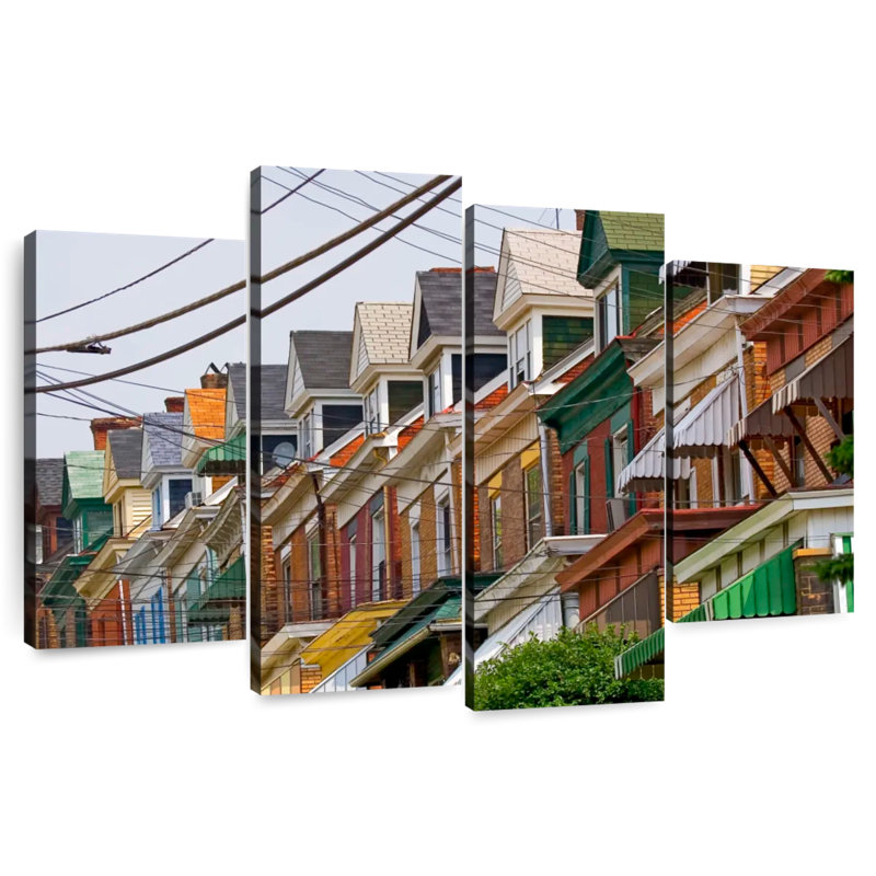 Lilie Pittsburgh maisons colorées