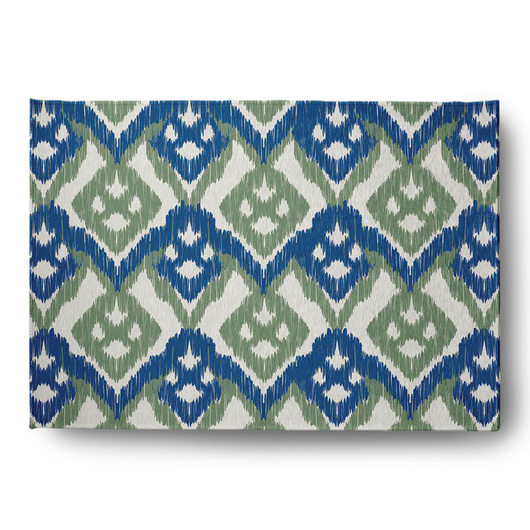 Chenille Ikat Indoor Rug