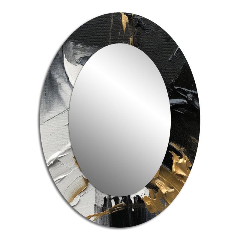 Miroir mural ovale exquis Darling, 40 po x 30 po