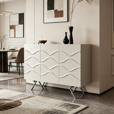 Buffet simple de style nordique moderne