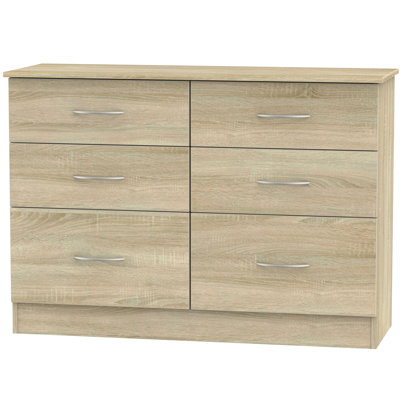 Crete 112 cm W Chest of 6 Drawers