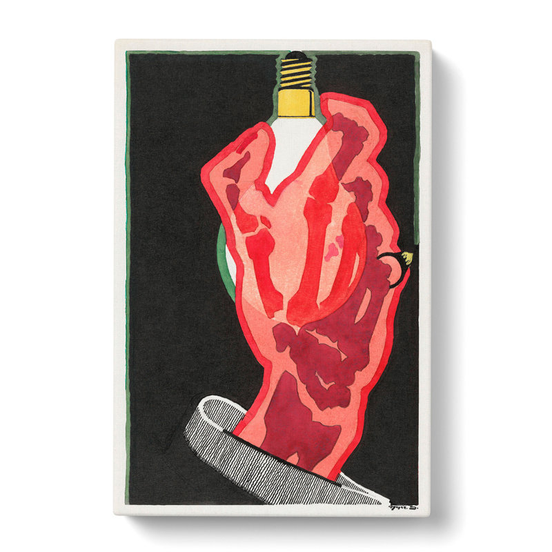 Light Bulb by Reijer Stolk - Wrapped Canvas Print, 76cm H x 50cm W x 3cm D