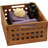 7" Grate™ Teak Storage Solid Wood Bin-90630956-90630955