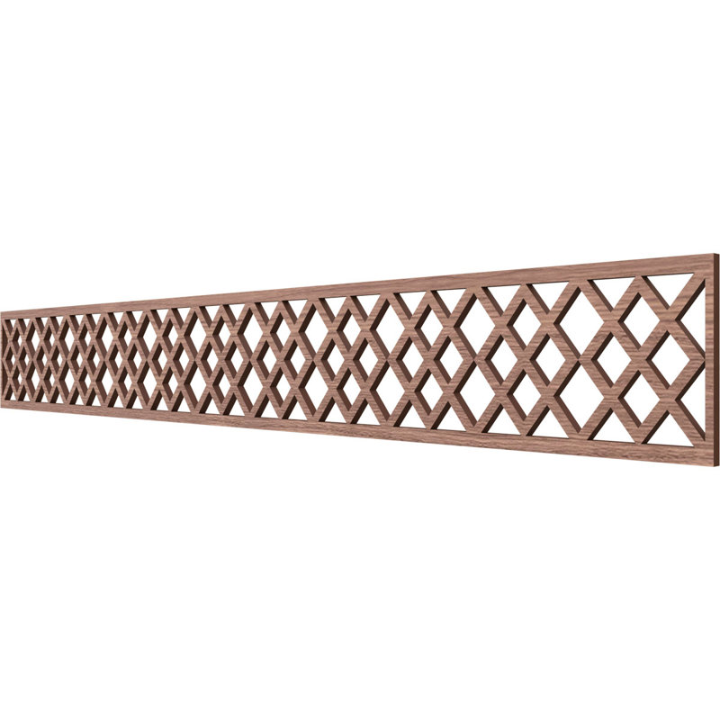 Moulure Hadley, Noyer, H 6 po x l 46,5 po x P 0,375 po