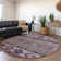 Machine Washable Indoor/Outdoor Claudian ACN1626 Purple Rug