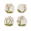 Orchid Coaster Set in a Gift Bag