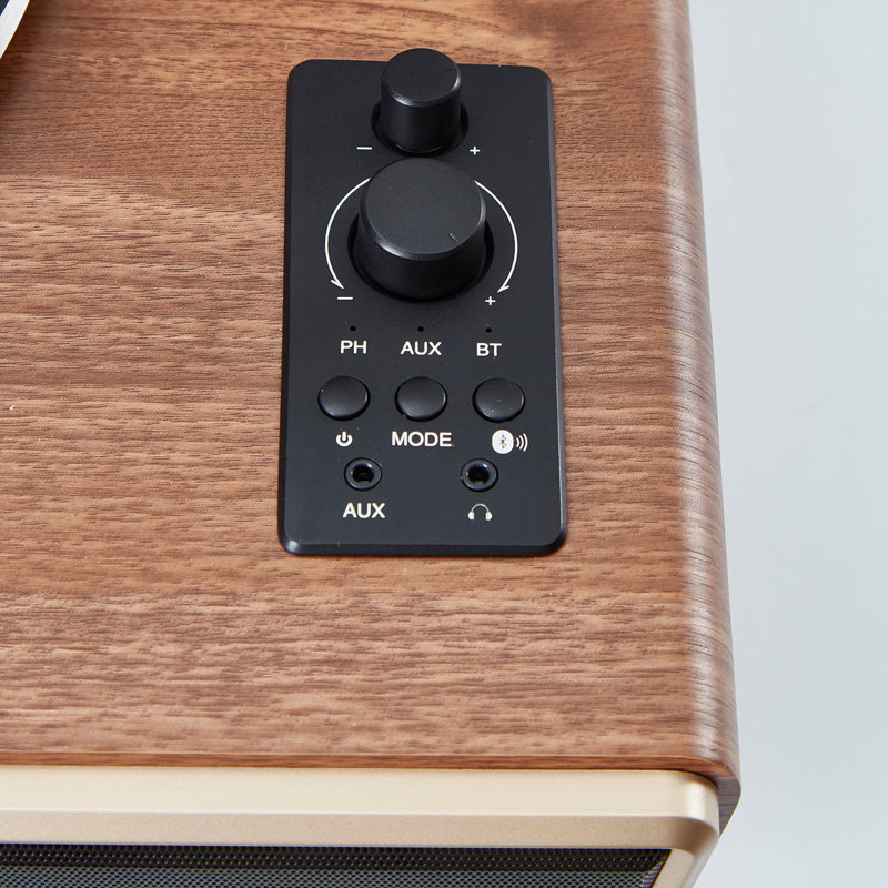 Arkrocket Huygens Bluetooth Turntable with Built-in Speakers