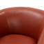 Chaise pivotante en cuir fleur