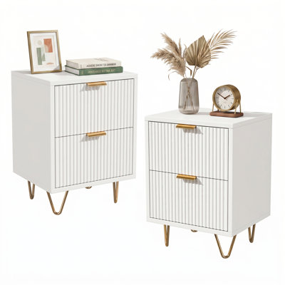 40 cm W Bedside Table