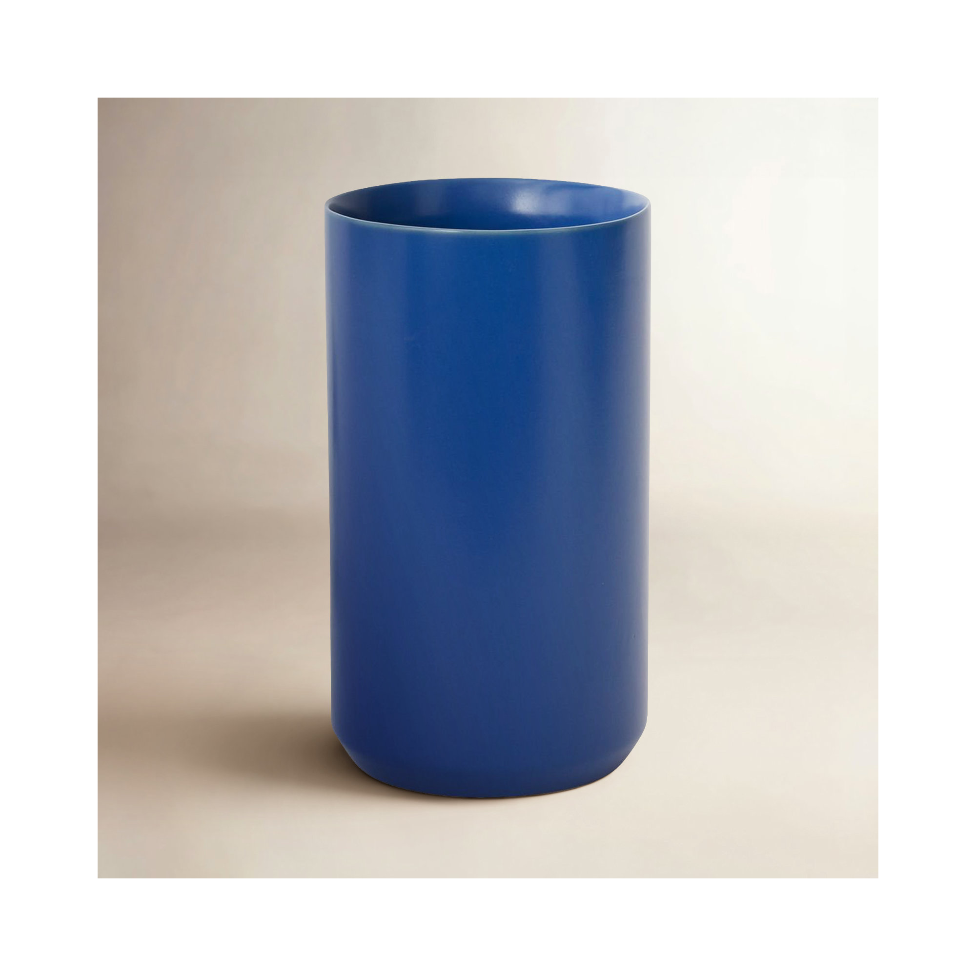 Parsons 8'' Handmade Ceramic Table Vase, Blue