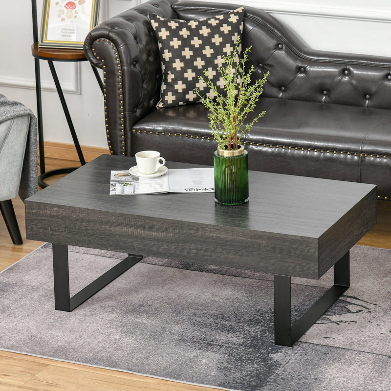 Table basse avec rangement Mid-Century