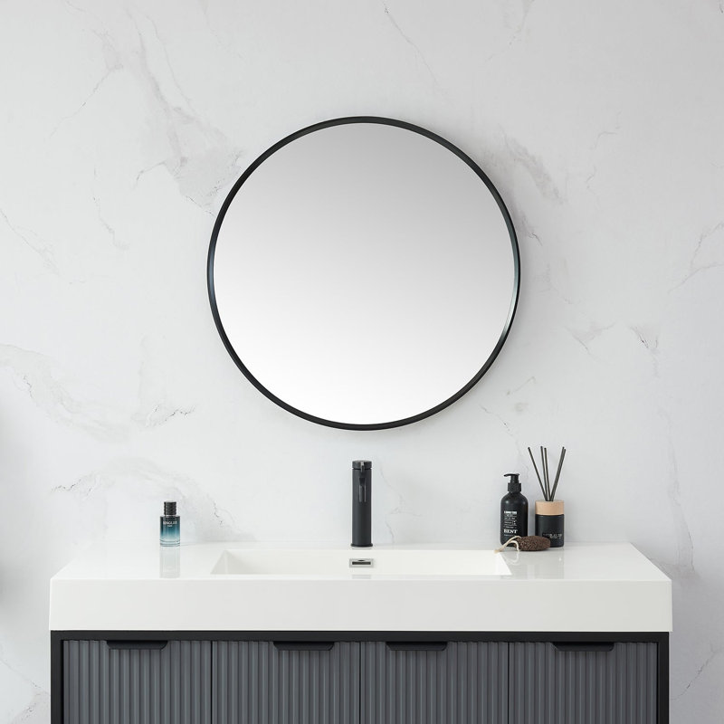L 20 po x 36 po, Cercle, 28 po x 28 po, Noir