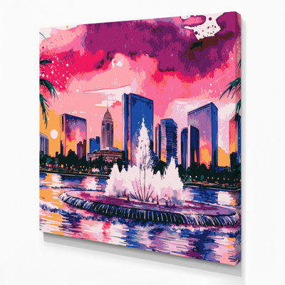 Art mural sur toile, villes, Orlando, Floride