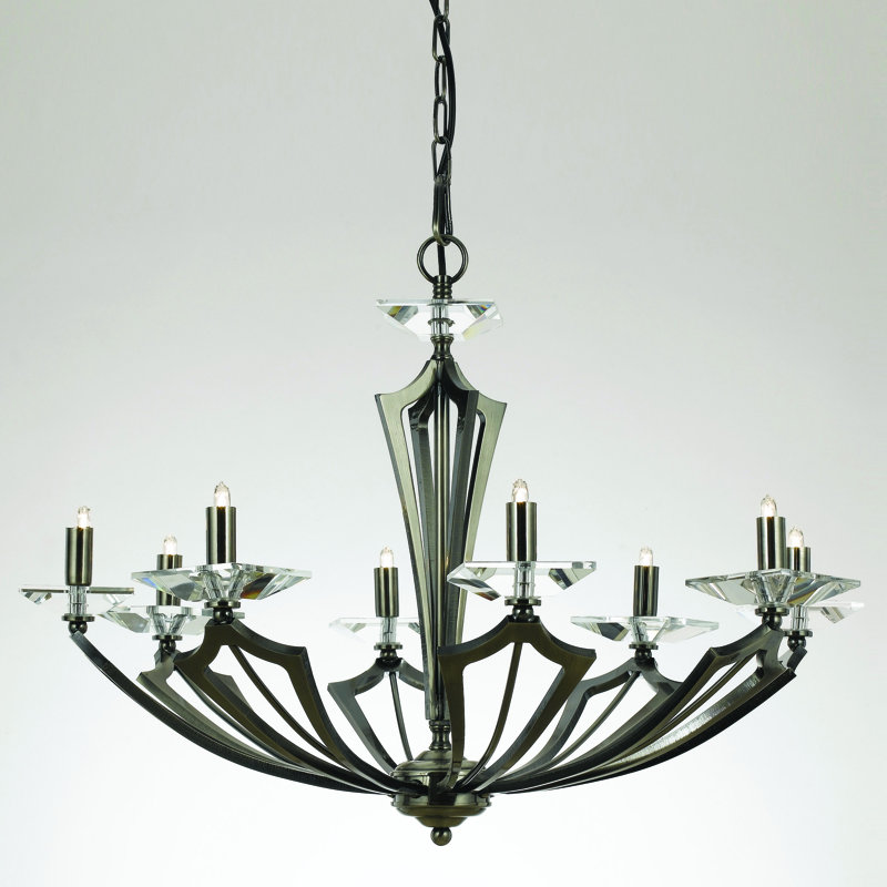 Hillsboro 8 - Light Candle Style Chandelier