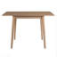Table de salle à manger extensible de 29 à 45 po pour 4 personnes, table de cuisine pliante avec pieds en bois d'hévéa, table de salle à manger peu encombrante pour le salon, la cuisine, la salle à manger et le petit espace (table seulement)