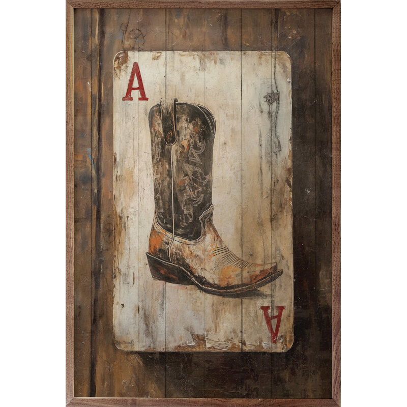 Western Play Card 3 par Nina Blue, H 5 po x l 8 po