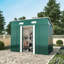 8ft. W x 4ft. D Metal Pent Garden Shed-1388351132